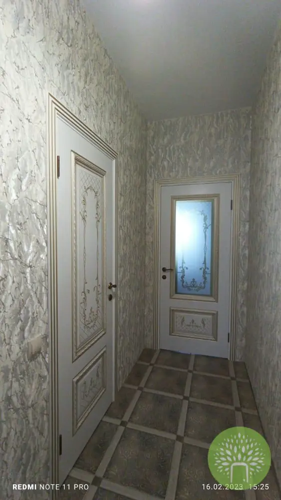 Межкомнатная дверь Дуэт R В3 Эмаль
